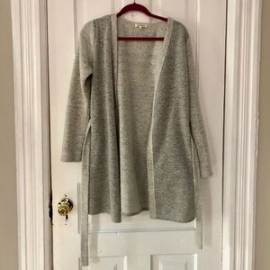 Open knit cardigan